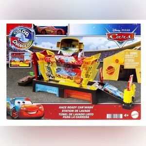 NEW Disney Pixar Cars Color Changers Race Ready Car Wash Sealed